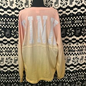 NWT pink by Victoria secret varsity sweater